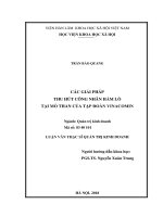 Luận văn thạc sĩ quản trị kinh doanh  giải pháp thu hút công nhân hầm lò tại mỏ than của VINACOMIN 