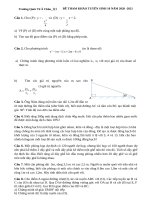 DE TK TS 10 a CHAU q1 20 21 đề 1 