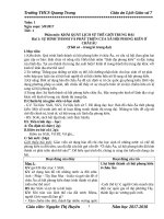 Giáo án môn Lịch sử 7  THCS Quang Trung