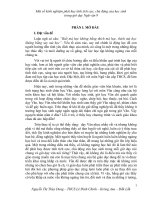 sáng kiến kinh nghiệm trung học sơ sở: Một số kinh nghiệm phát huy tính tích cực, chủ động của học sinh