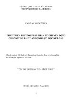 Tóm tắt luận án Tiến sĩ Kỹ thuật xây dựng công trình dân dụng và công nghiệp: Kỹ thuật xây dựng công trình dân dụng và công nghiệp