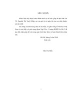 Luận văn sư phạm Những cách tân nghệ thuật trong tiểu thuyết Thiên thần sám hối của Tạ Duy Anh