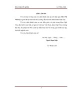 Luận văn sư phạm Kiểu nhân vật nổi loạn trong Đời mưa gió của Nhất Linh và Khái Hưng