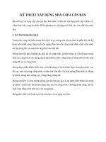 Kỹ thuật xây dựng nhà cấp 4 căn bản