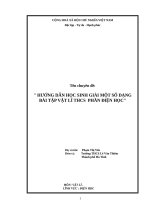 SKKN hướng dẫn học sinh giải một số dạng bài tậpvật lí THCS  phần điện học 