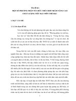 SKKN một số phương pháp tổ chức trò chơi nhằm nâng cao chất lượng tiết dạy môn thể dục 