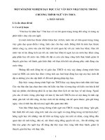 SKKN một số kinh nghiệm dạy học các văn bản nhật dụng trong chương trình ngữ văn thcs  