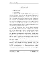 Luận văn sư phạm Nghệ thuật miêu tả tâm lý nhân vật Natasa Rôxtôva trong tiểu thuyết Chiến tranh và hoà bình của L.Tônxtôi