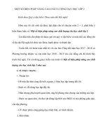 SKKN một số biện pháp nâng cao chất lượng dạy học lớp 2 