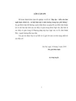 Luận văn sư phạm Dạy đọc -hiểu văn bản nghị luận chính trị - xã hội hiện đại ở nhà trường trung họcphổ thông