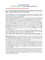 Đề cương thảo luận môn quản lý hành chính nhà nước