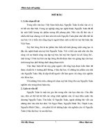 Luận văn sư phạm Thế giới nghệ thuật đa màu sắc thẩm mĩ trong tuỳ bút Sông Đà của Nguyễn Tuân