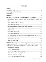 Chuyên đề: Giải pháp nâng cao chất lượng đội ngũ nhân viên dẫn tour tại công ty Cổ phần phát triển du lịch Bắc Sông Hồng