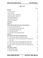 Luận văn sư phạm Dạy học nội dung thao tác lập luận phân tích trong SGK Ngữ văn 11