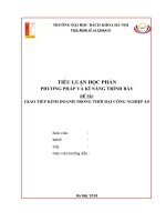 Giao tiếp trong kinh doanh trong thời đại 4.0