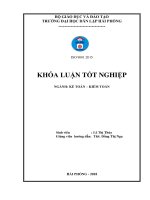 Khóa luận tốt nghiệp ngành kế toán   kiểm toán  hoàn thiện công tác kế toán doanh thu, chi phí và xác định kết quả kinh doanh tại công ty TNHH bê tông xây dựng phúc tiến 