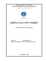 Khóa luận tốt nghiệp kế toán   kiểm toán  hoàn thiện công tác kế toán doanh thu, chi phí và xác định kết quả kinh doanh tại công ty cổ phần vận tải logistic đức nam 