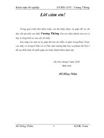 Luận văn sư phạm Những bài toán trong đại số sơ cấp có liên quan đến đa thức