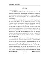 Luận văn sư phạm Thế giới nghệ thuật trong truyện ngắn Phạm Duy Nghĩa