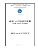 Khóa luận tốt nghiệp ngành tài chính   ngân hàng  một số biện pháp nhằm cải thiện tình hình tài chính tại công ty cổ phần công nghiệp kỹ thuật nhiệt lạnh 