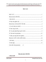 Hiệu trưởng với một vài giải  pháp chỉ đạo Đội ngũ giáo viên phối hợp với Tổng phụ trách