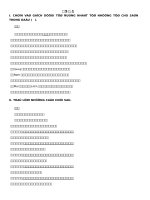 第5課 1 (BÀI TẬP BÀI 5 GIÁO TRÌNH MINA NO NIHONGO)