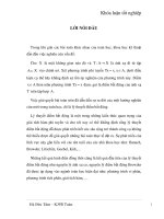 Luận văn sư phạm Một vài đặc trưng của tính lồi liên quan đến lý thuyết điểm bất động