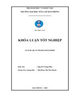 Khóa luận tốt nghiệp quản trị doanh nghiệp  một số biện pháp nâng cao hiệu quả sử dụng nguồn nhân  lực tại công ty TNHH thương mại và dịch vụ tuấn lộc 