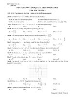 Đề cương ôn tập học kỳ 1 môn Toán 12 các trường THPT trên cả nước
