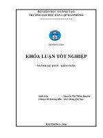 Khóa luận tốt nghiệp kế toán   kiểm toán  hoàn thiện công tác kế toán thanh toán với người mua, người bán tại công ty TNHH đầu tư thương mại và tiếp vận sao vàng – chi nh 