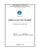 Khóa luận tốt nghiệp kế toán   kiểm toán  hoàn thiện công tác kế toán doanh thu, chi phí và xác định kết quả kinh doanh tại công ty cổ phần vận tải taxi cát bi 