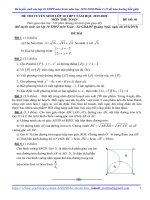 Đề tuyển sinh vào lớp 10 THPT môn Toán năm học 2019 2020  Phần 2 (15 đề kèm hướng dẫn giải)