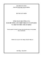 Tính toán độ võng của dầm bê tông cốt thép theo TCVN 5574-2012 và một số tiêu chuẩn khác