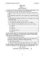 Chức năng kiểm tra, kiểm soát và xử lý vi phạm của các chủ thể tham gia thị trường và sự vận dụng trên địa bàn thành phố đà nẵng