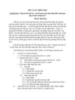 Tiểu luận triết học nguyên tắc lịch sử   cụ thể trong việc thực hiện đấu tranh giai cấp ở nước ta hiện nay 