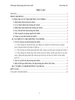 Tiểu luận môn thị trường yếu tố sản xuất vai trò của thị trường tài chính   ý nghĩa và định hướng vận dụng 