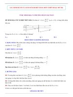 Xác định hệ số của hàm số khi biết bảng biến thiên hoặc đồ thị