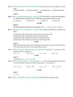 Trắc nghiệm khối tròn xoay có giải chi tiết trong các đề thi thử toán 2018 