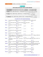 Tổng ôn tập TN THPT 2020 môn toán  phép đếm cấp số cộng cấp số nhân 