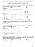 Tuyển tập 171 bài toán xác suất có đáp án và lời giải chi tiết