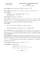 Đề thi thử quốc gia 2016 môn toán trường trương vĩnh ký bến tre 