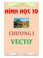 Tài liệu học tập chủ đề Vectơ – Lư Sĩ Pháp