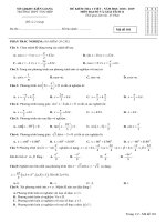 Đề kiểm tra 1 tiết đại số và giải tích 11 chương 1 trường THPT tân hiệp kiên giang 