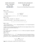 Đề kiểm tra chất lượng toán 6 năm 2019 2020 trường chuyên hà nội amsterdam 