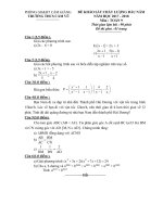 Đề KSCL đầu năm năm học 2017 2018 môn toán 9 trường THCS cẩm vũ hải dương 