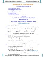 Bài tập vận dụng cao vectơ, tích vô hướng của hai vectơ và ứng dụng