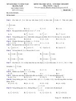Đề thi học kỳ 2 toán 12 năm học 2018 2019 sở GD và đt quảng nam 