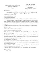 Đề thi HK2 toán 9 năm học 2017 2018 phòng GD và đt hai bà trưng hà nội 