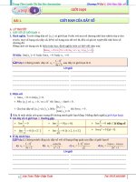 Giới hạn dãy số, giới hạn hàm số và hàm số liên tục – Diệp Tuân