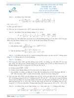 Đề thi chọn học sinh giỏi tỉnh toán 9 năm 2019 2020 sở GD đt hà nam 